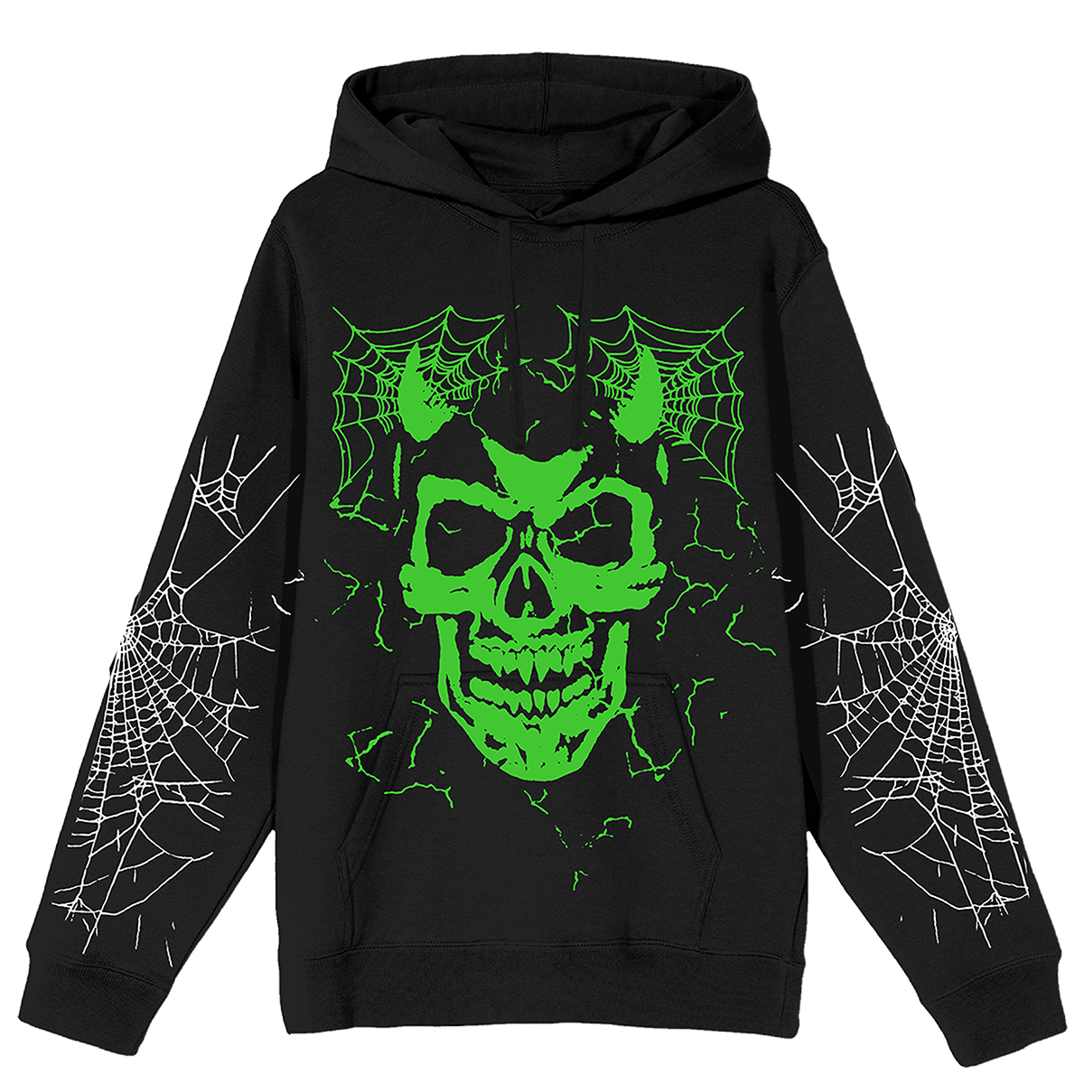 BLACKCRAFT Store - Web Skull Pullover Hoodie – Blackcraft
