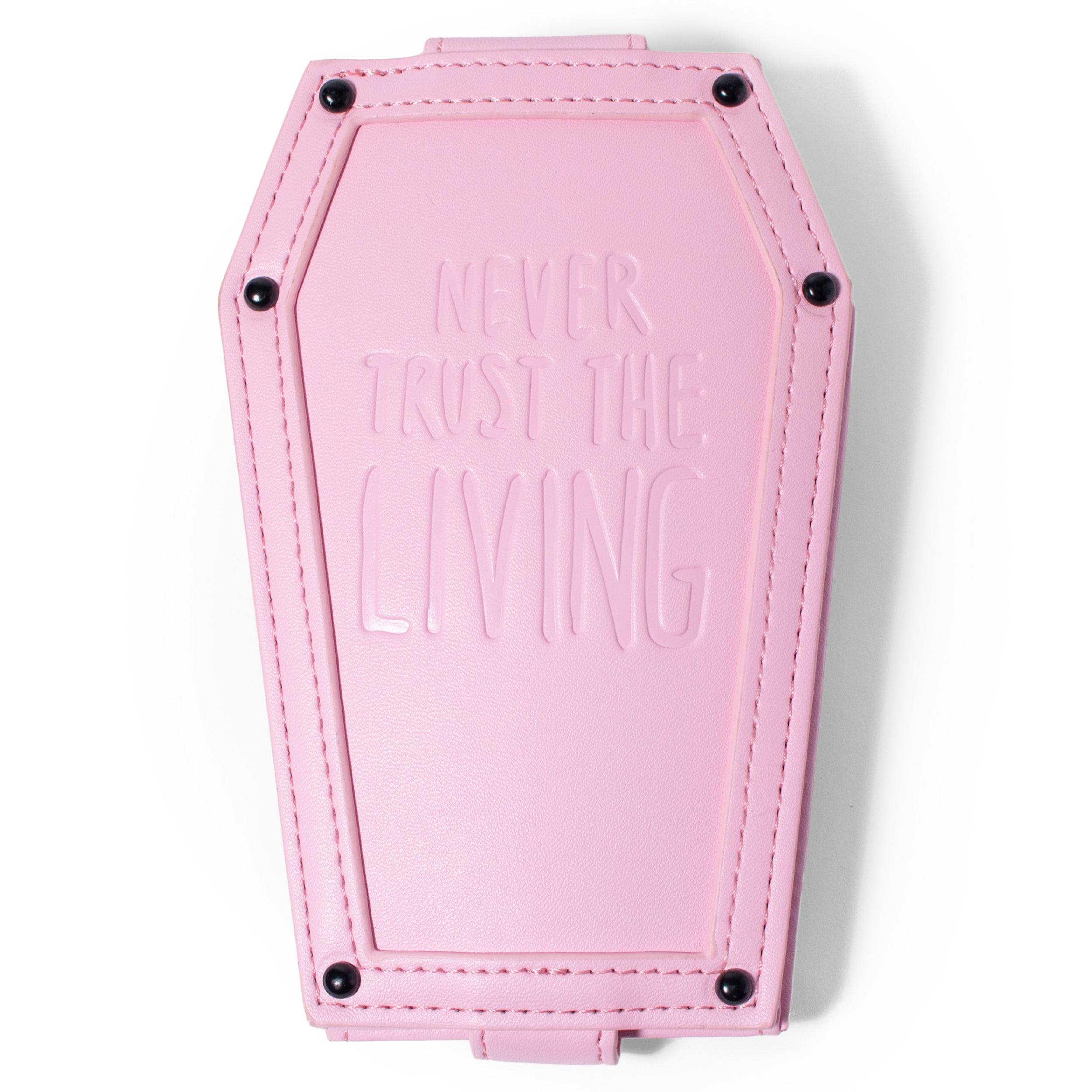 BLACKCRAFT Store - Never Trust - Pink Coffin Cardholder