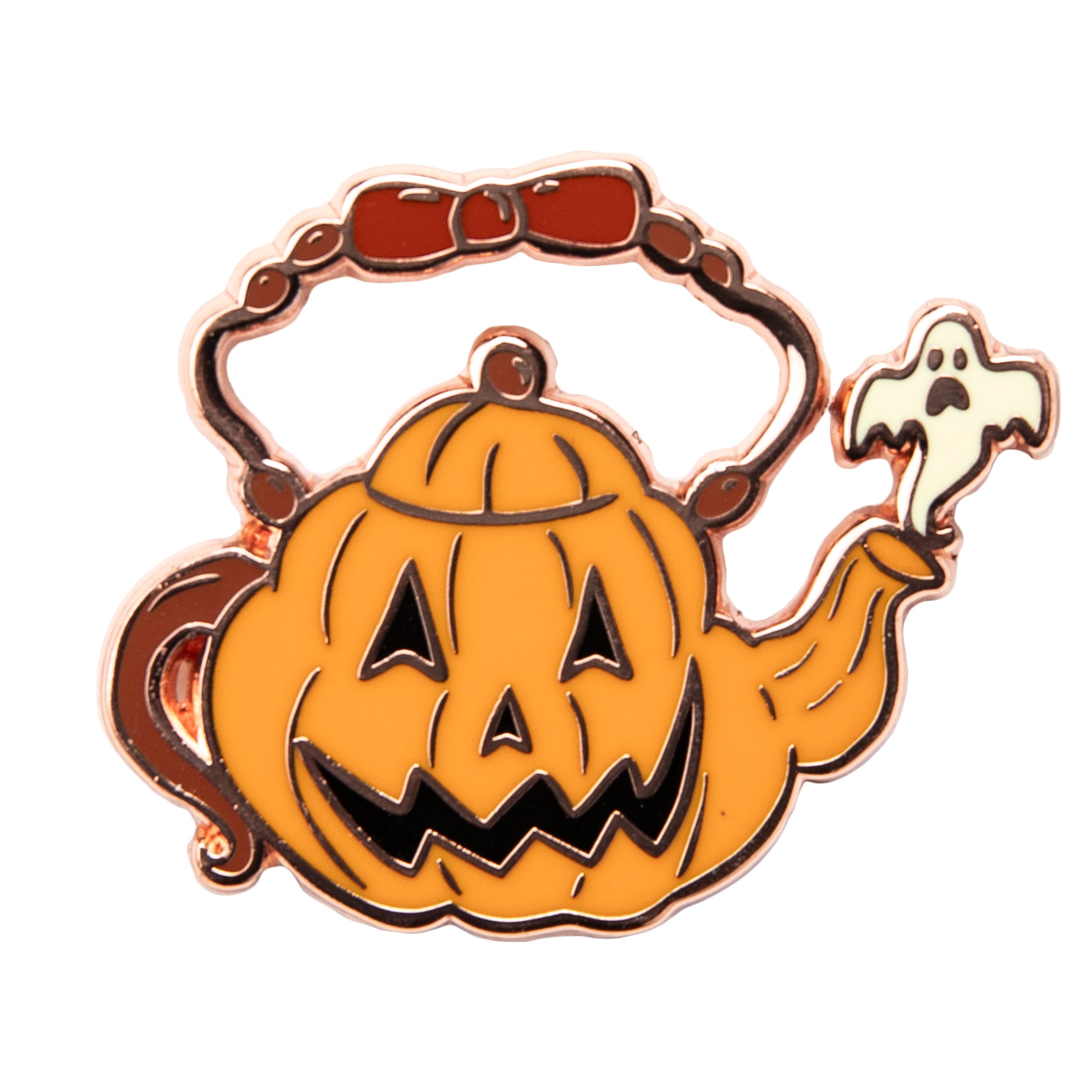 JackoLantern Teapot Enamel Pin Blackcraft Cult