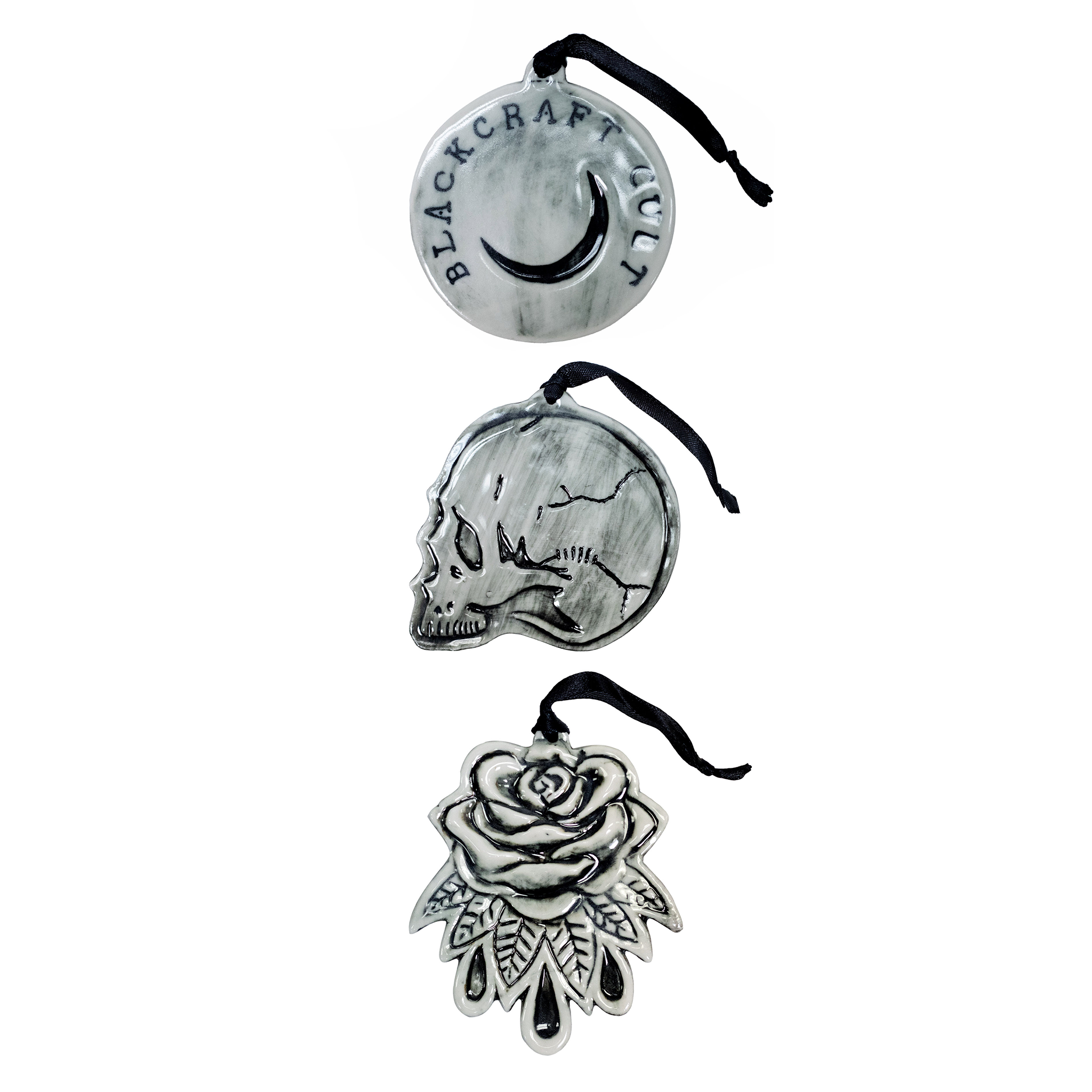 BLACKCRAFT Store - Spirits Of The Dead Ceramic Ornament Set