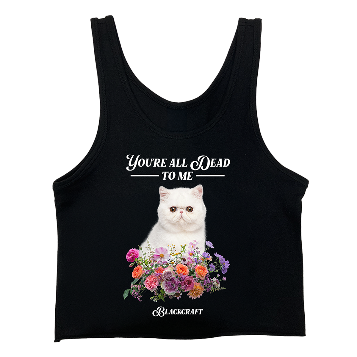 BLACKCRAFT Store - Dead To Me Cat Tank Top  Blackcraft