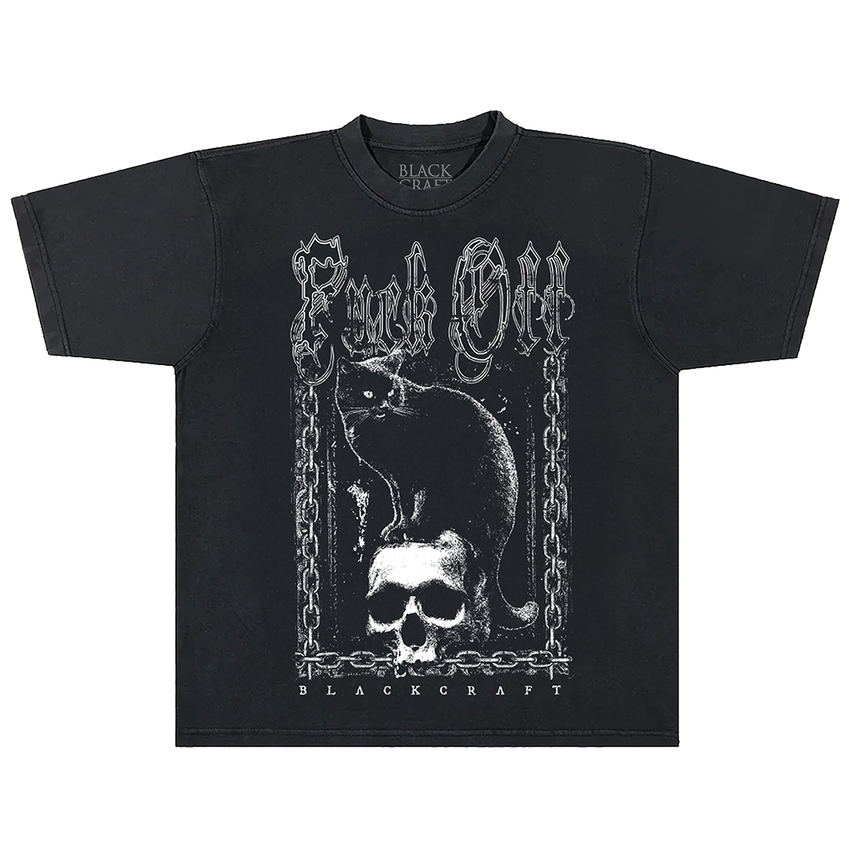 BLACKCRAFT Store - F Off Black Cat T-Shirt – Blackcraft