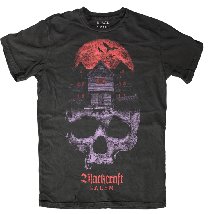 A classic black cotton tee with custom Blackcraft artwork on the front.