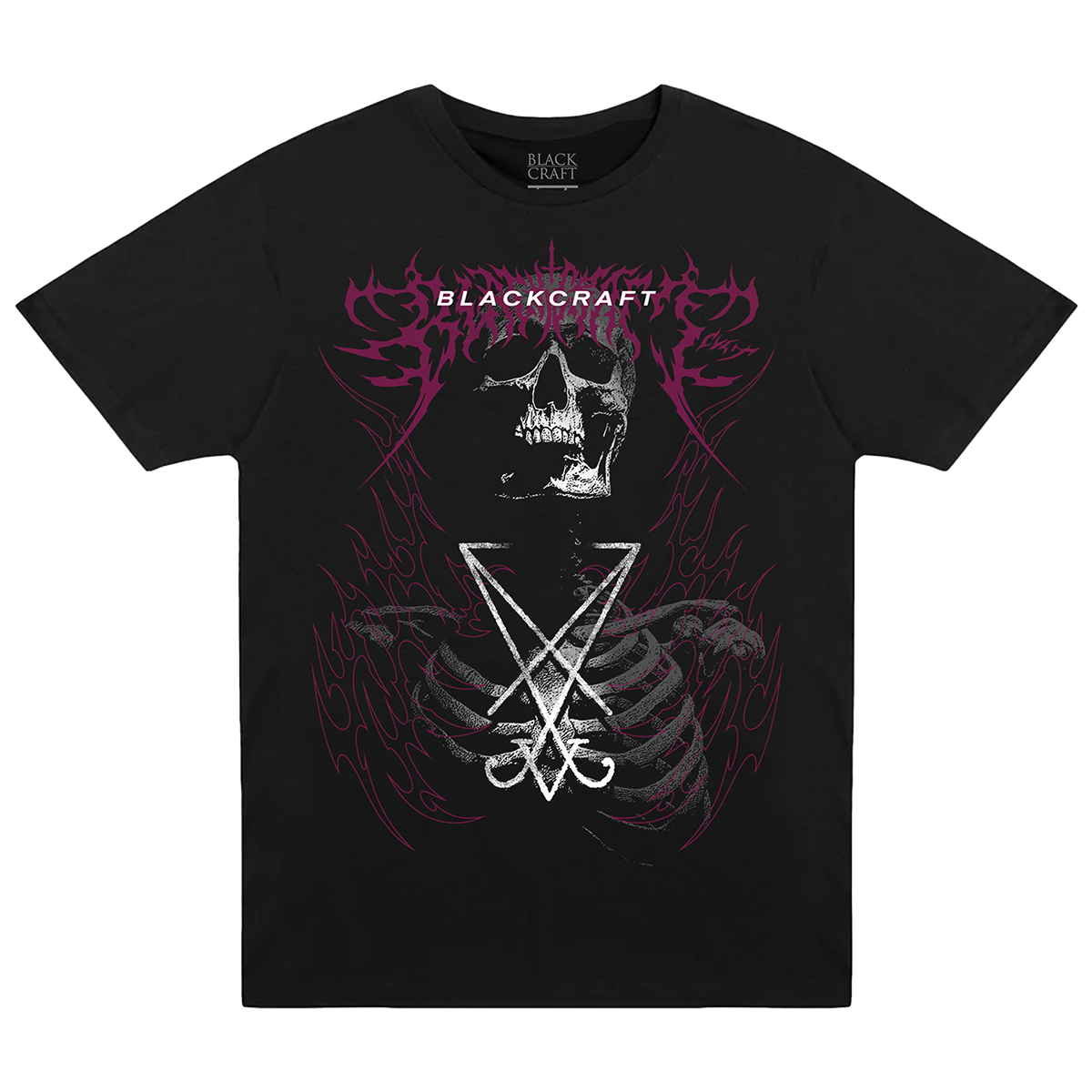 T-Shirt Blackcraft Cult Demon Mask - Homme 3XL - Horreur Gothique Noir