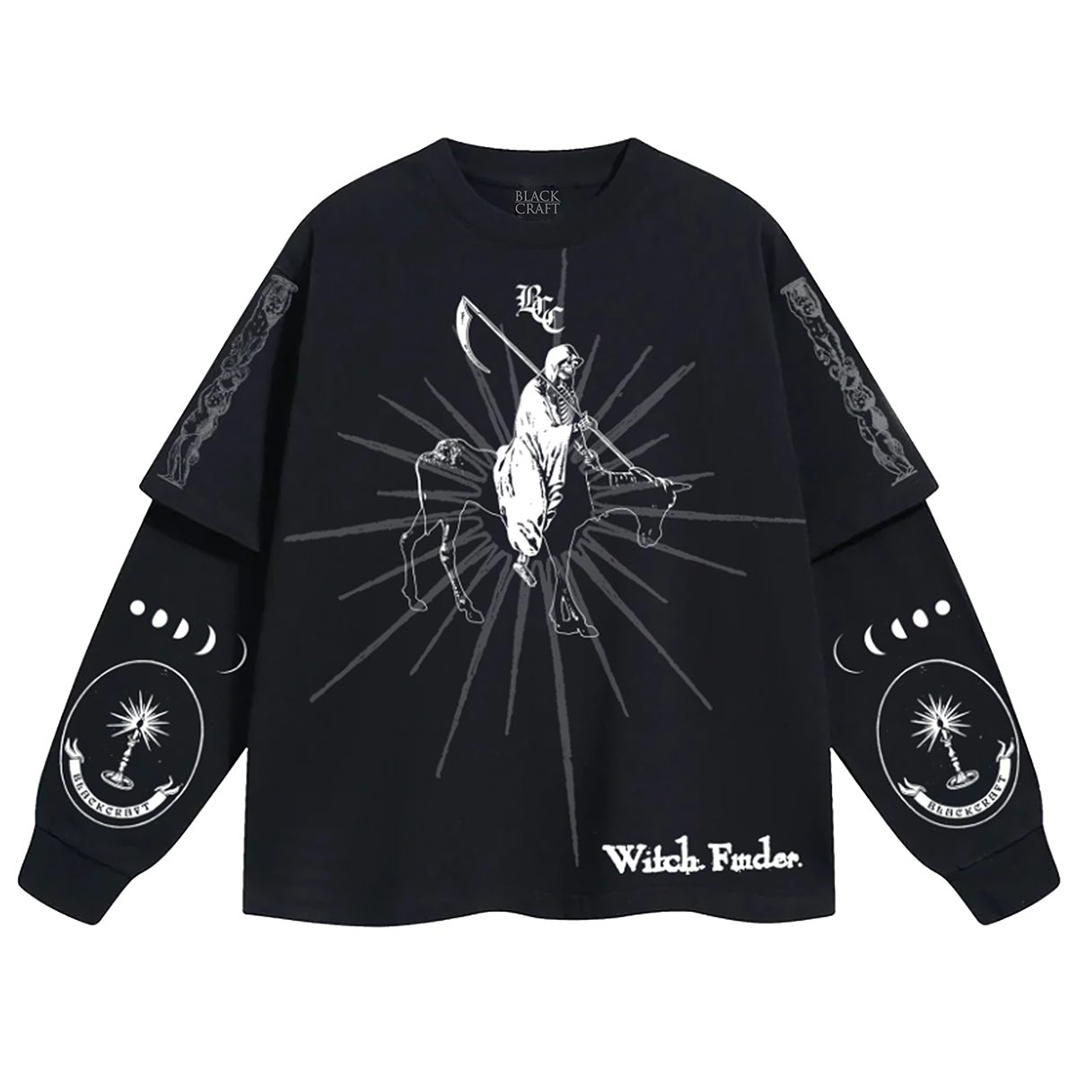 BLACKCRAFT Store - Death Sentence Long Sleeve Twofer T-Shirt BLACKCRAFT Store - Death Sentence Long Sleeve Twofer T-Shirt