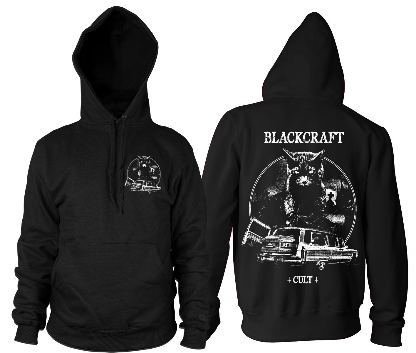 Death top pullover hoodie
