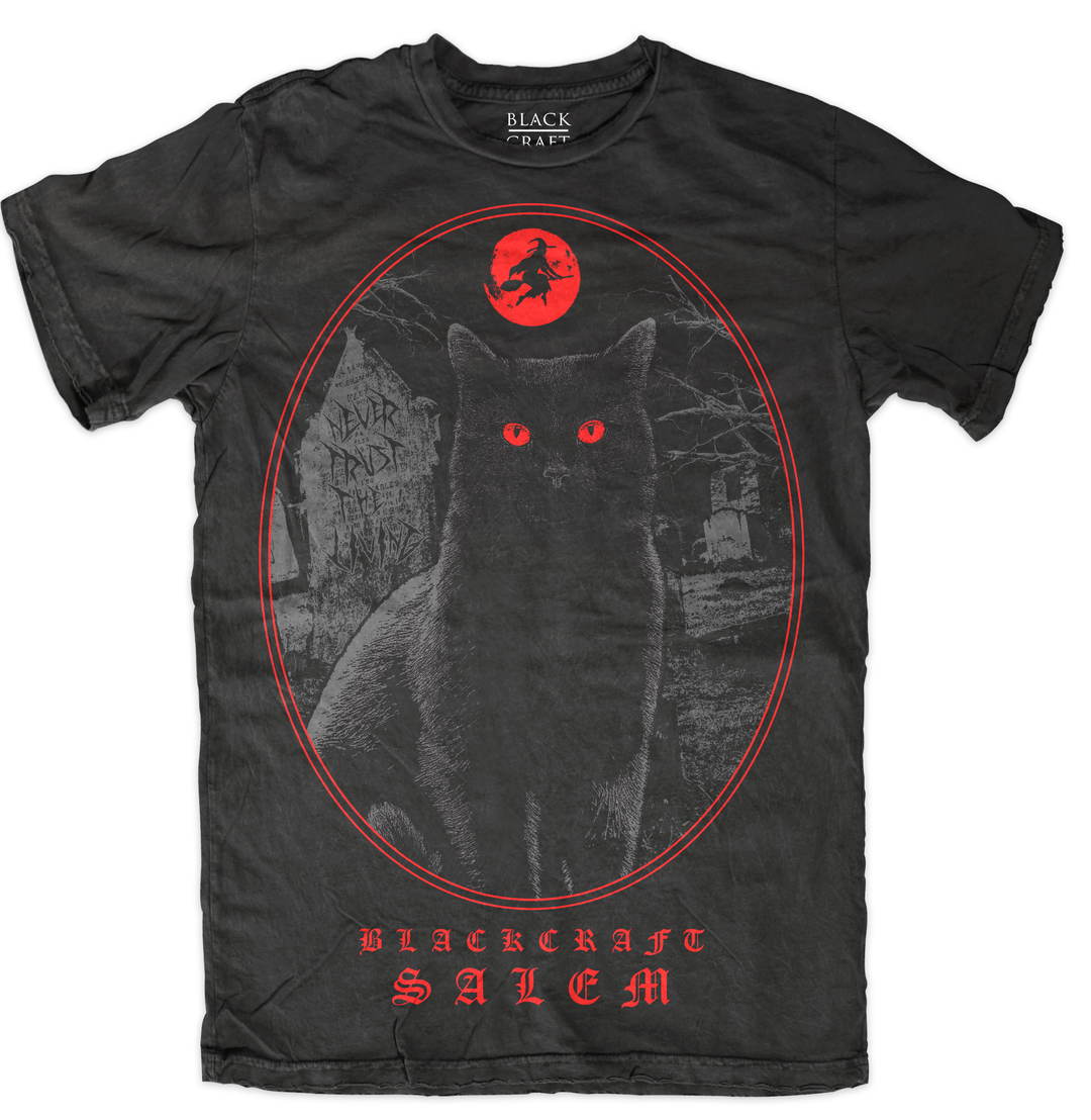 A classic black cotton tee with custom Blackcraft artwork on the front.