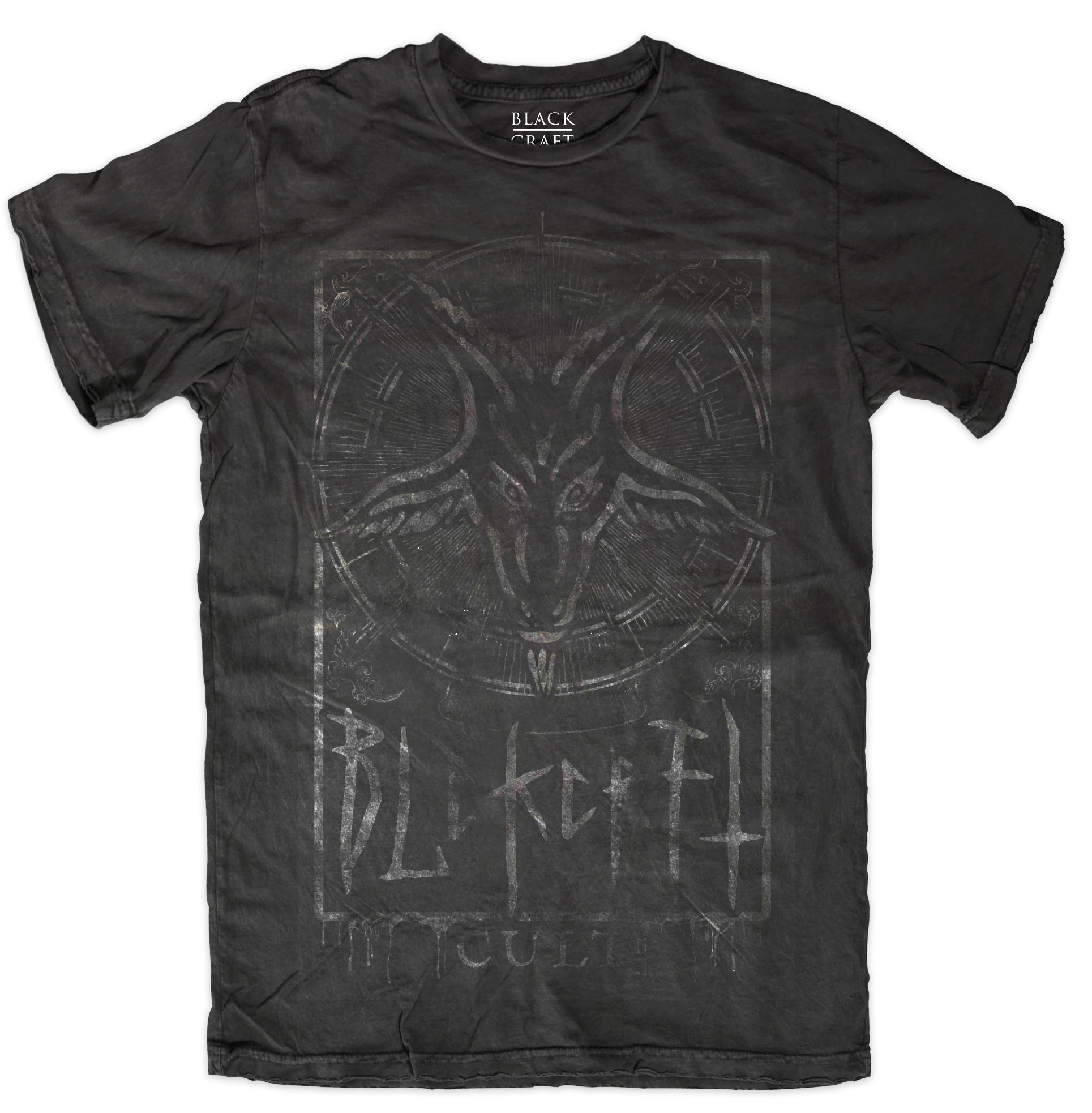 RUST IN PEACE【L】BLACK G.O.A.T BLACKCRAFT Store - Midnight Goat T-Shirt – Blackcraft