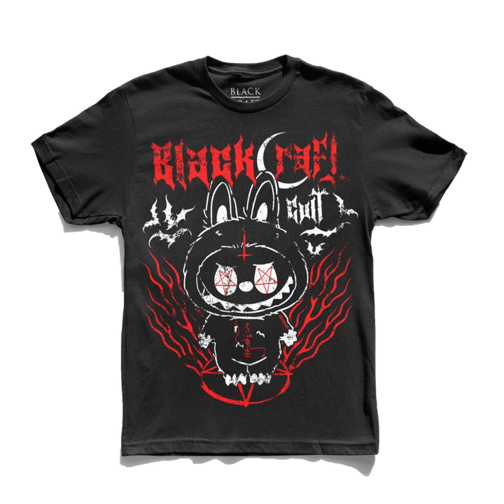A classic black cotton tee with custom Blackcraft artwork on the front. 