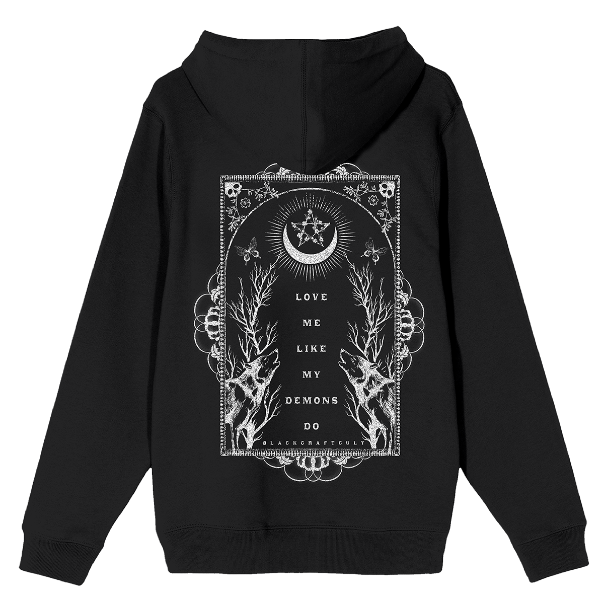 BLACKCRAFT Store - Love Me Like My Demons Do Zip-Up Hoodie BLACKCRAFT Store - Love Me Like My Demons Do Zip-Up Hoodie