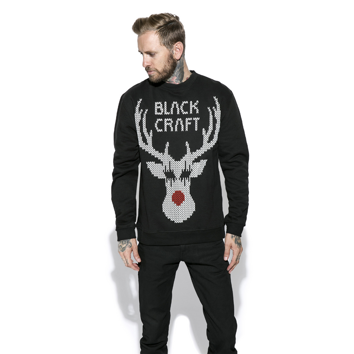 Black Metal Rudolph Sweatshirt