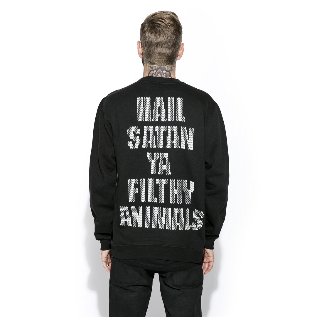 Black Metal Rudolph Sweatshirt