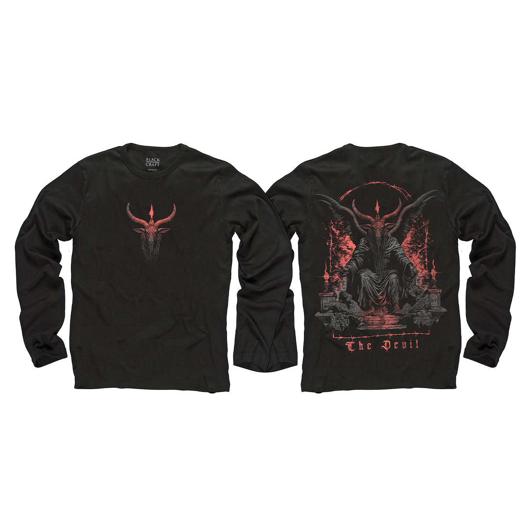 BLACKCRAFT Store - The Devil Long Sleeve T-Shirt – Blackcraft BLACKCRAFT Store - The Devil Long Sleeve T-Shirt – Blackcraft