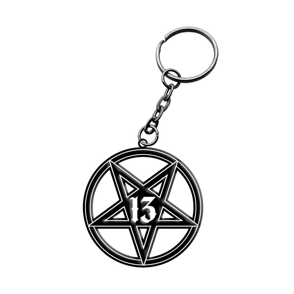 BLACKCRAFT Store - 13 Pentagram Keychain – Blackcraft