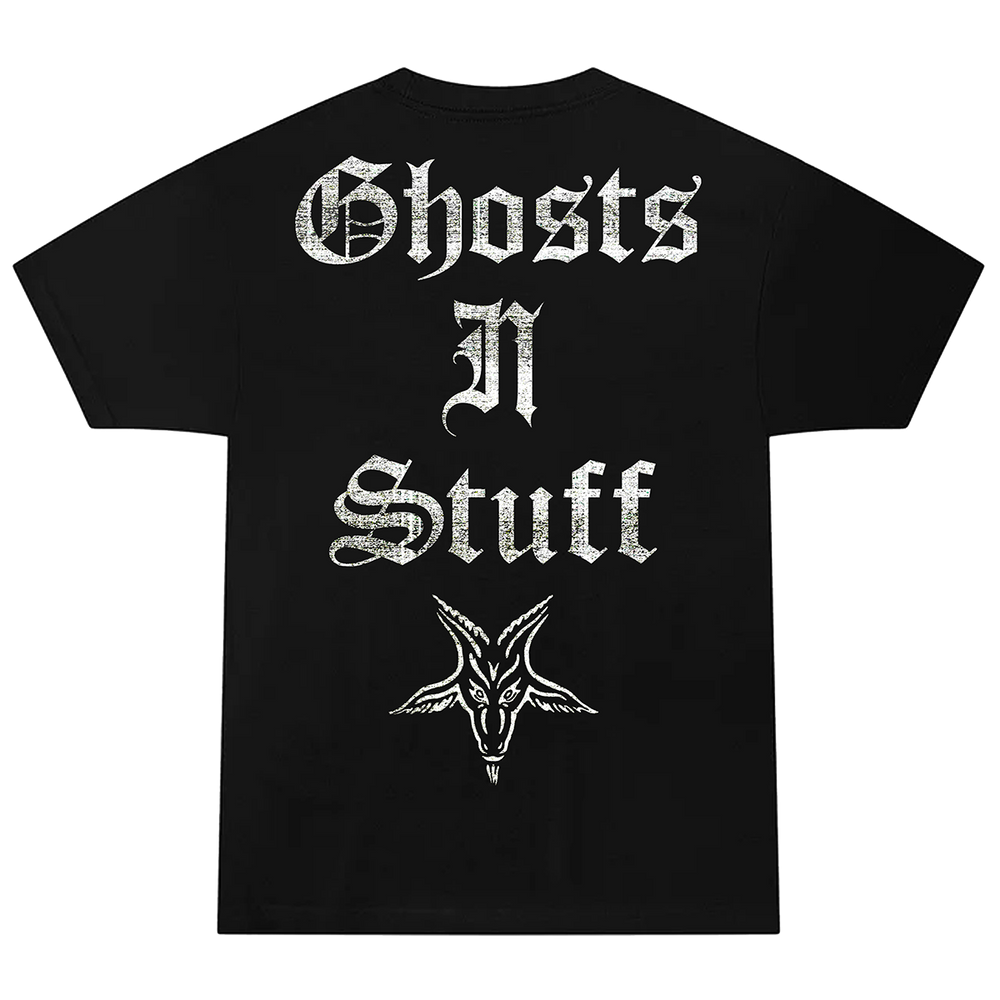 A classic cotton black tee with custom Deadmau5 x Blackcraft artwork.