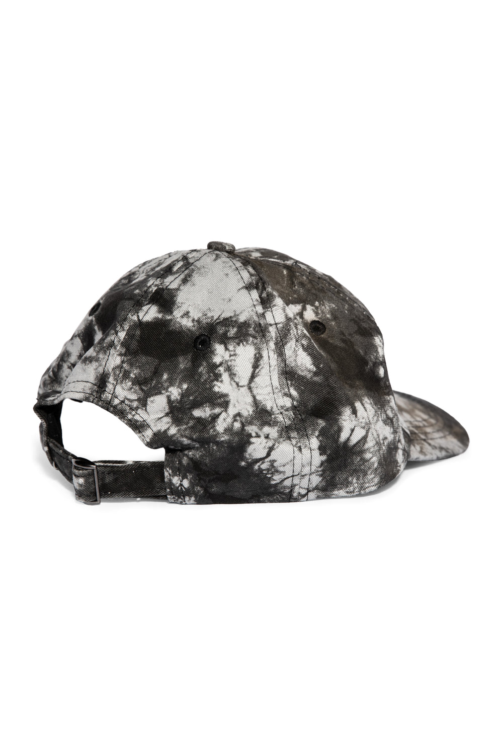 A classic cotton twill dad hat in a tie dye design. With an embroidered Baphomet goat on the front, from Blackcraft