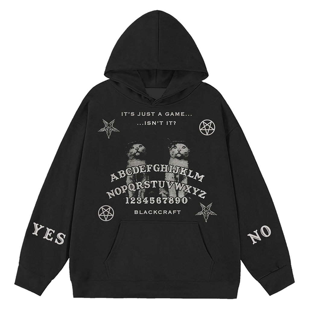 BLACKCRAFT Store - Ouija Cats Pullover Hoodie – Blackcraft