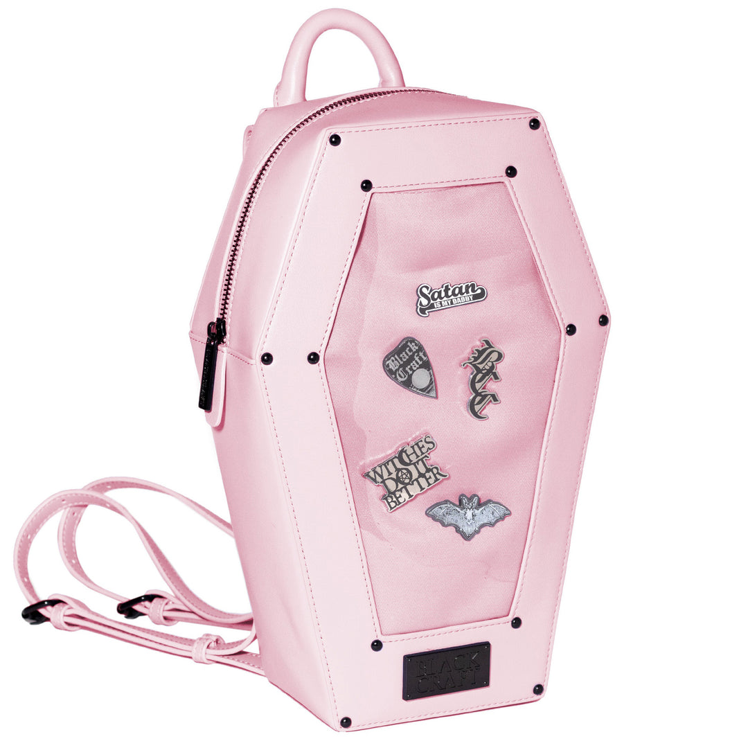 BLACKCRAFT Store Pink Pin Collector Coffin Backpack – Blackcraft