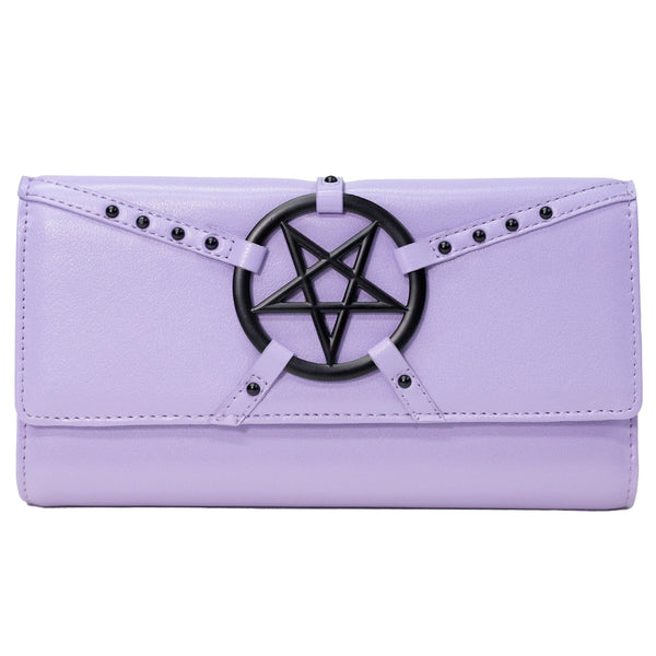 ★BLACK PURPLE☆Tyson Eylet Rope Card Wallet love-the-purple-on-black-of-