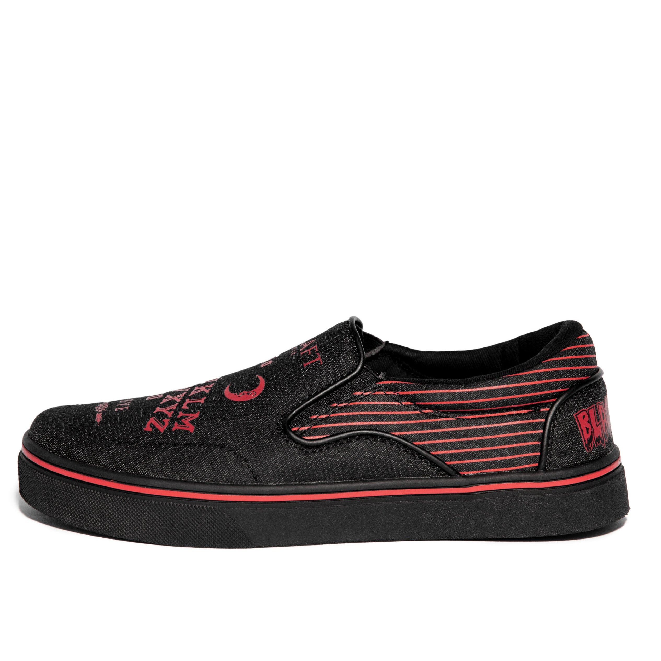 BLACKCRAFT Store - Ouija Red Slip On Sneaker – Blackcraft