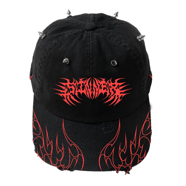 Red Sinner Pierced Hat