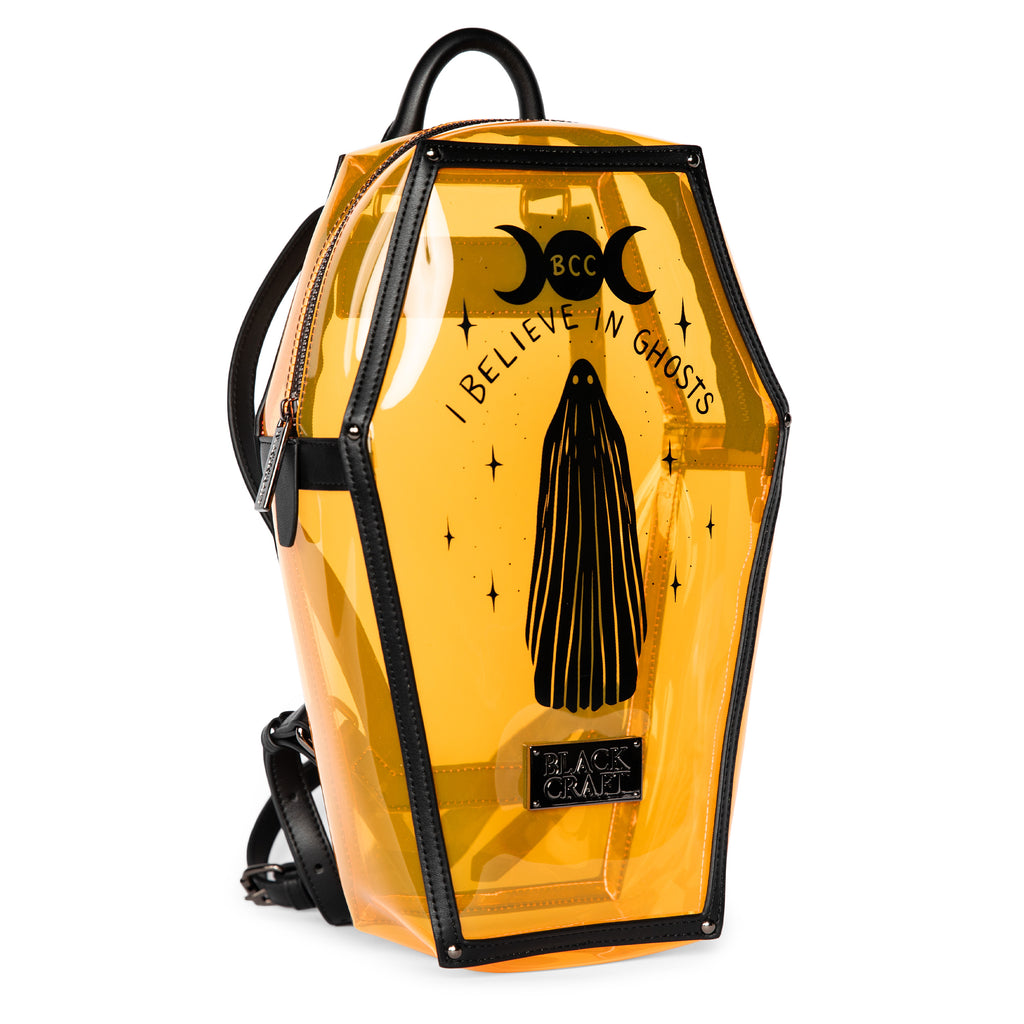 StoriesOrangeClearCoffinBackpa