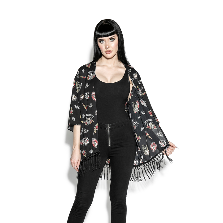 Ouija Flash Kimono