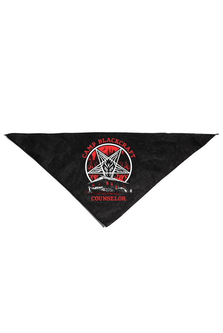 A small black pet bandana for dogs, from Blackcraft