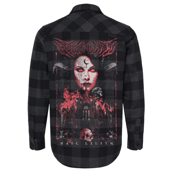BLACKCRAFT Store - Lilith Queen of Demons Flannel Shirt – Blackcraft