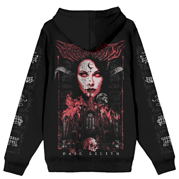 BLACKCRAFT Store - Lilith Queen Of Demons Zip-Up Hoodie – Blackcraft BLACKCRAFT Store - Lilith Queen Of Demons Zip-Up Hoodie – Blackcraft