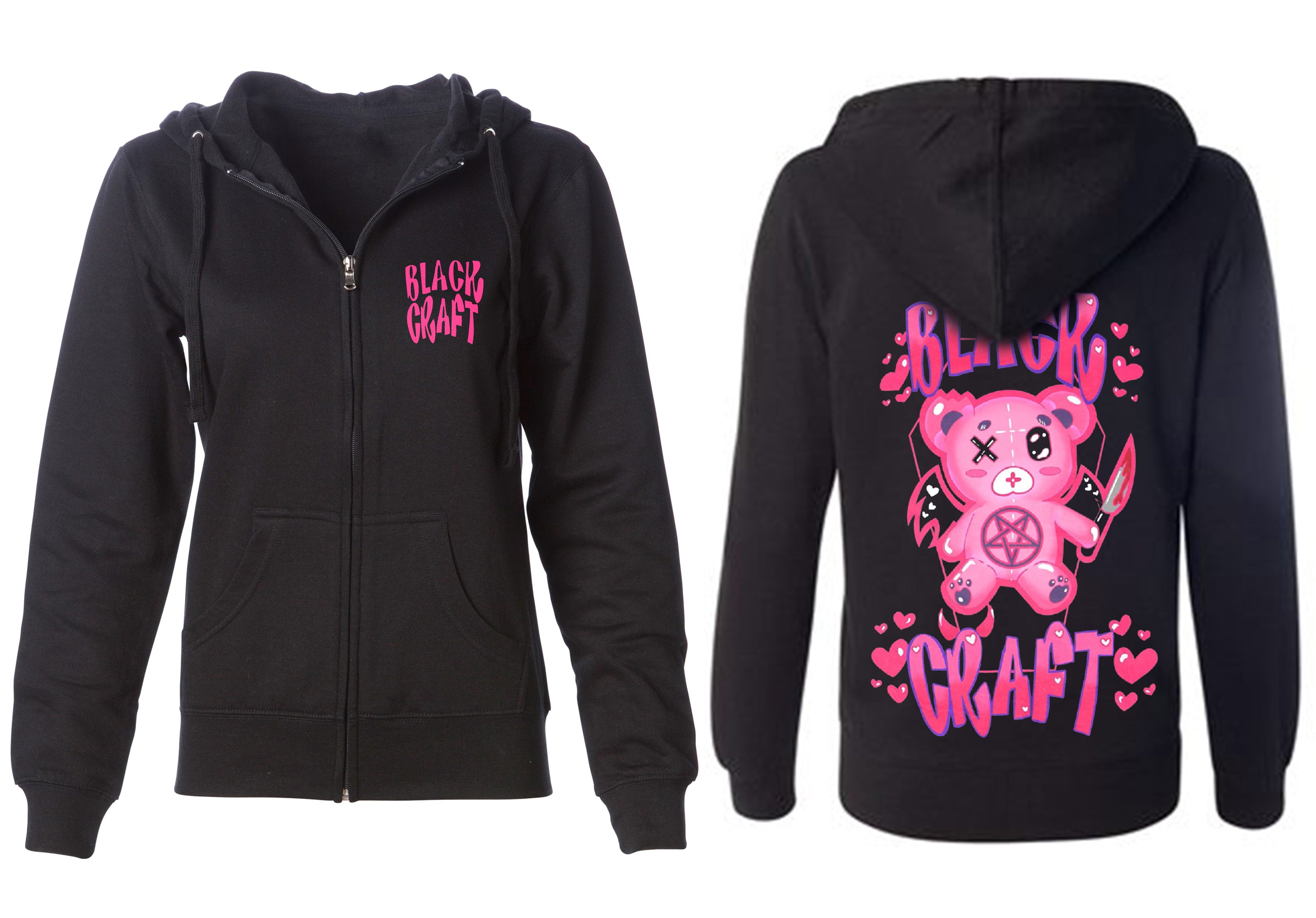 Love You To Death - Women's Zip Up – Blackcraft Cult