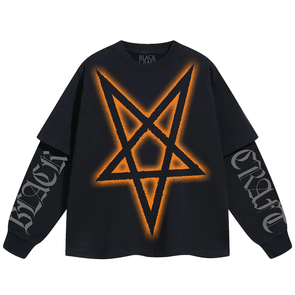 BLACKCRAFT Store - Penta Glow Twofer Long Sleeve T-Shirt – Blackcraft