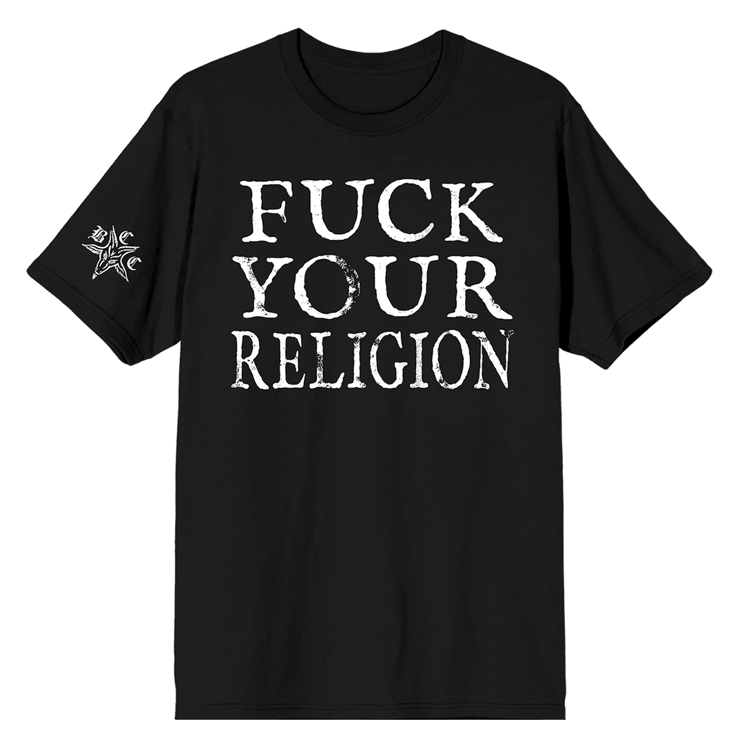 A classic black cotton tee with custom Blackcraft artwork on the front.