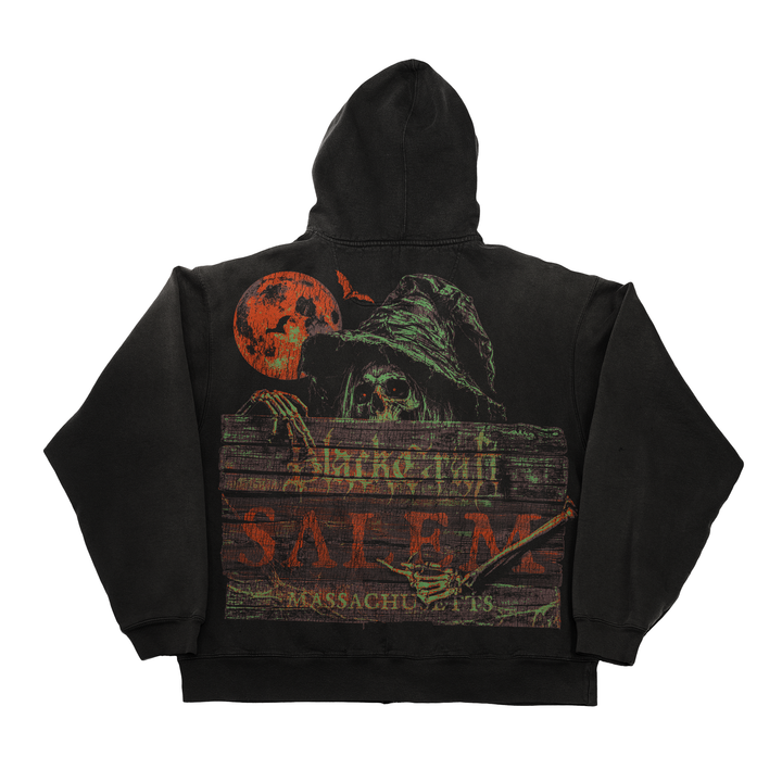 Salem Sign Zip-Up Hoodie