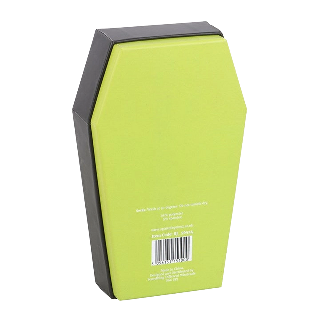 Fuzzy black and white striped socks 