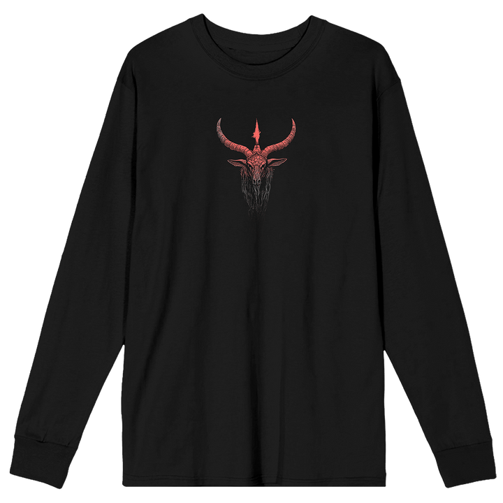 A classic black long sleeve cotton tee with custom Blackcraft artwork on the front and back. 