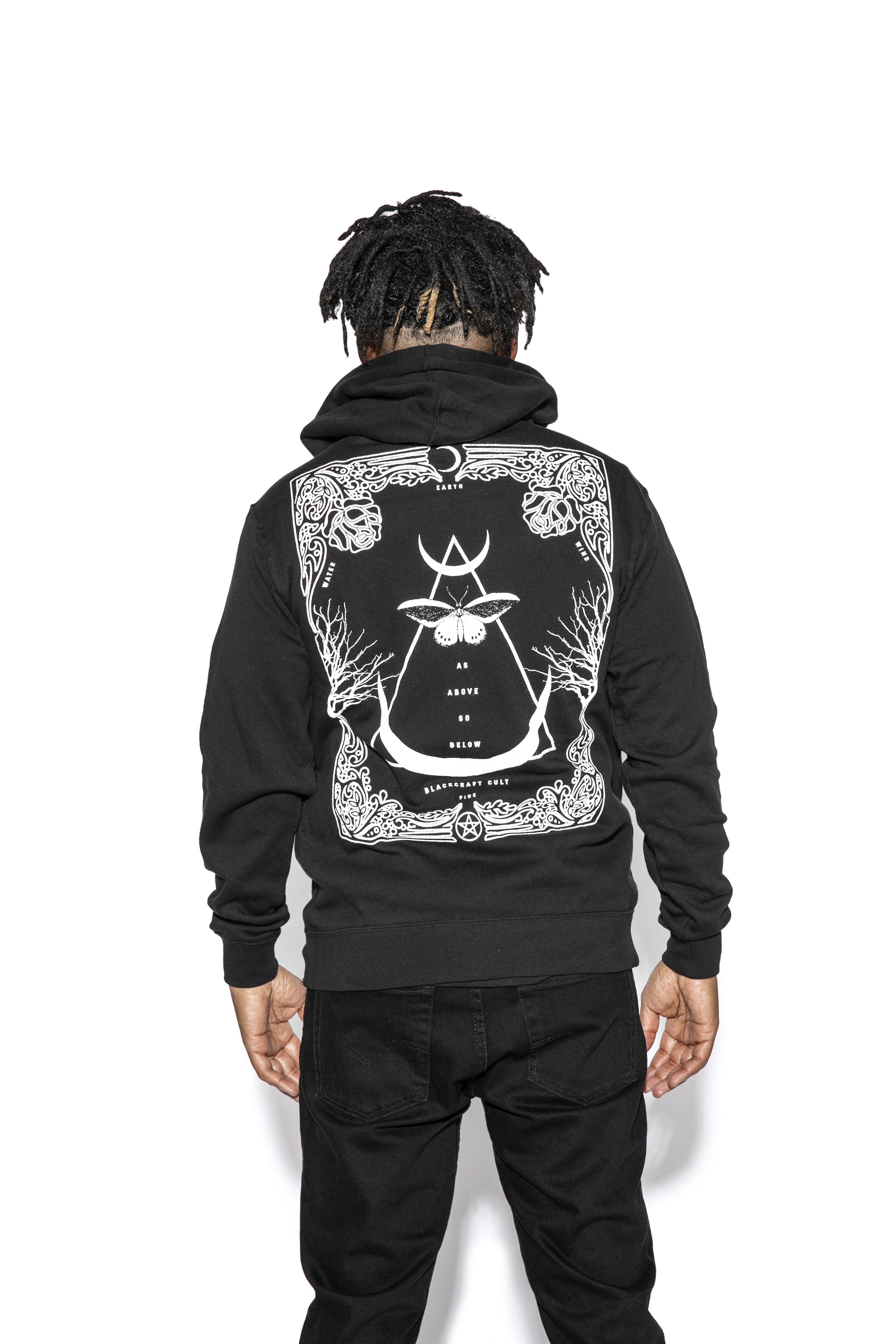 Elemental Zip Up Hoodie Blackcraft Cult