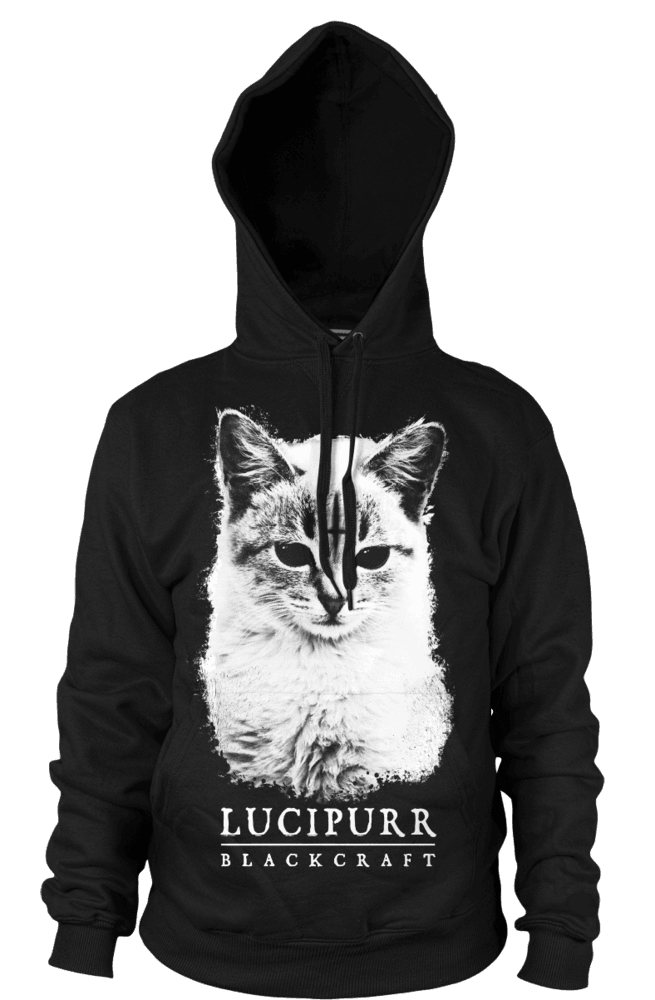 Lucipurr- Hooded Pullover Sweater – Blackcraft Cult